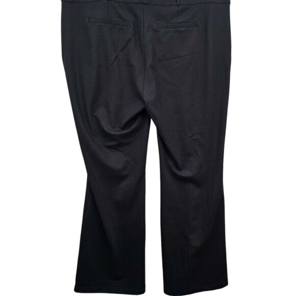 NYDJ Womens Plus Size 4X Pull On Flared Black Trouser‎ Pants NWT - Picture 4 of 13